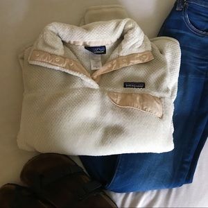 Patagonia white pullover